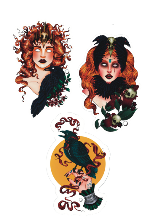 All four sticker packs