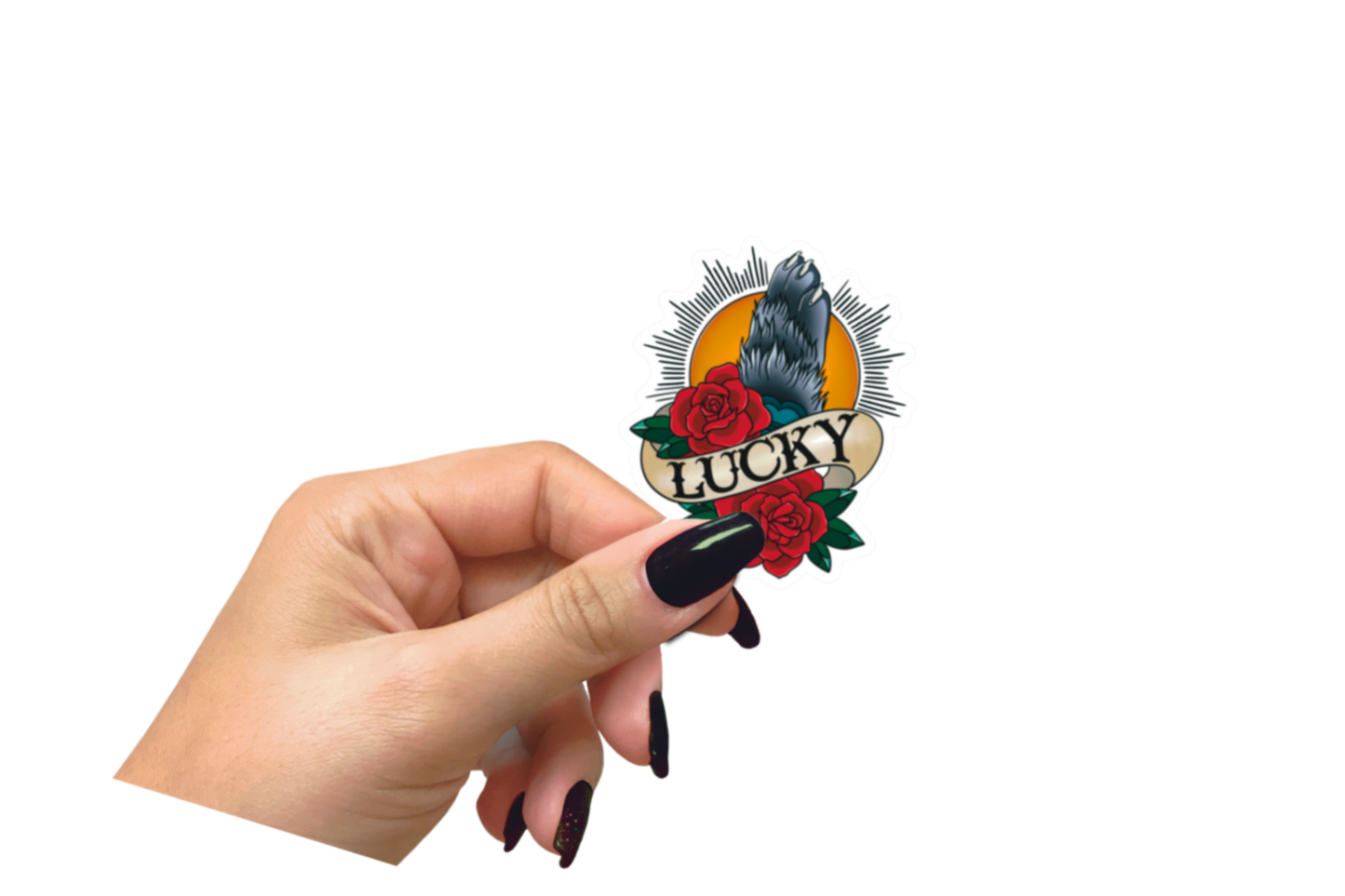 Lucky sticker