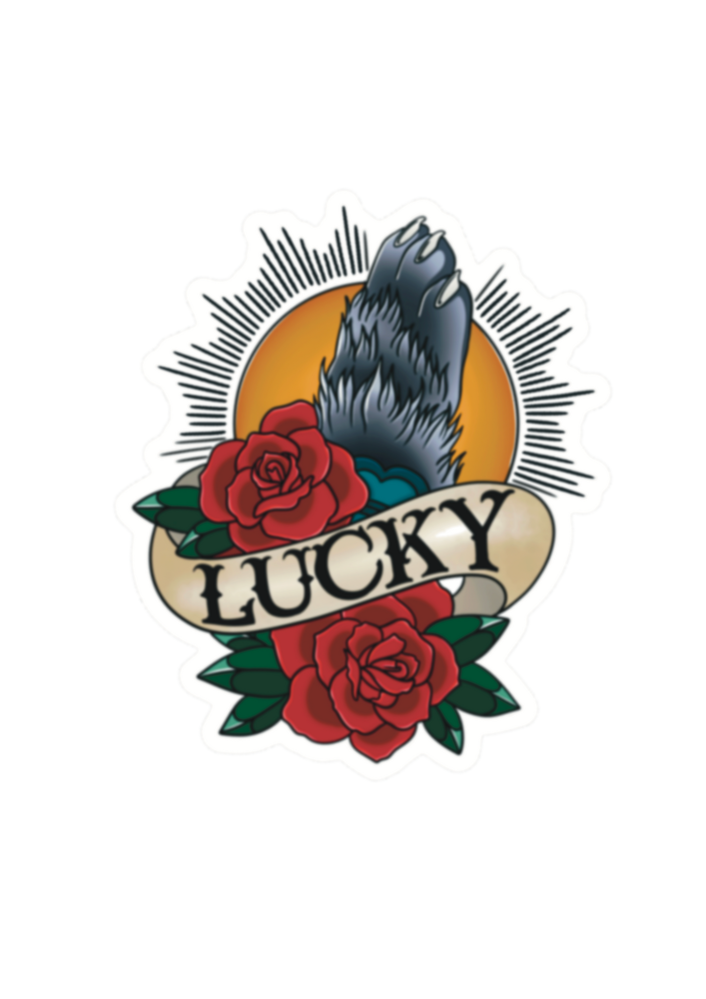 Lucky sticker