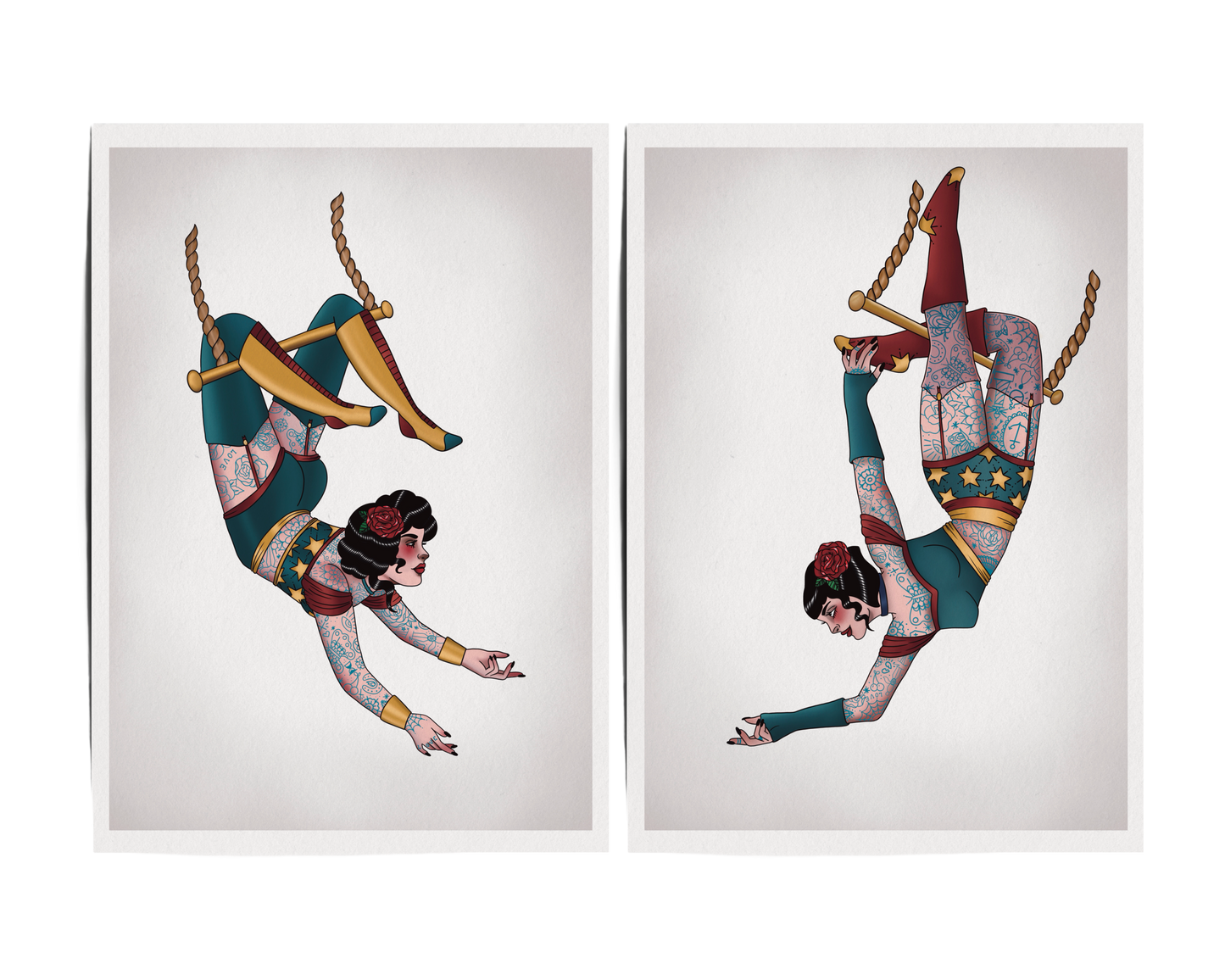 The Highflyer Duo (Trapeze & Highflyer)