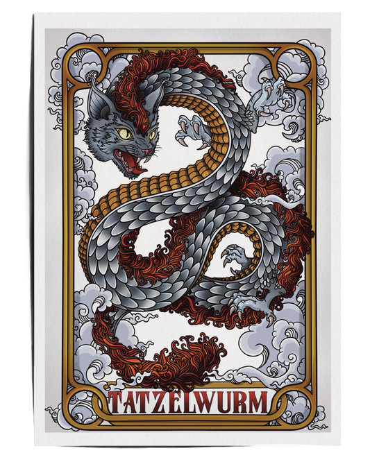 Tatzelwurm – Cat Dragon Cryptid