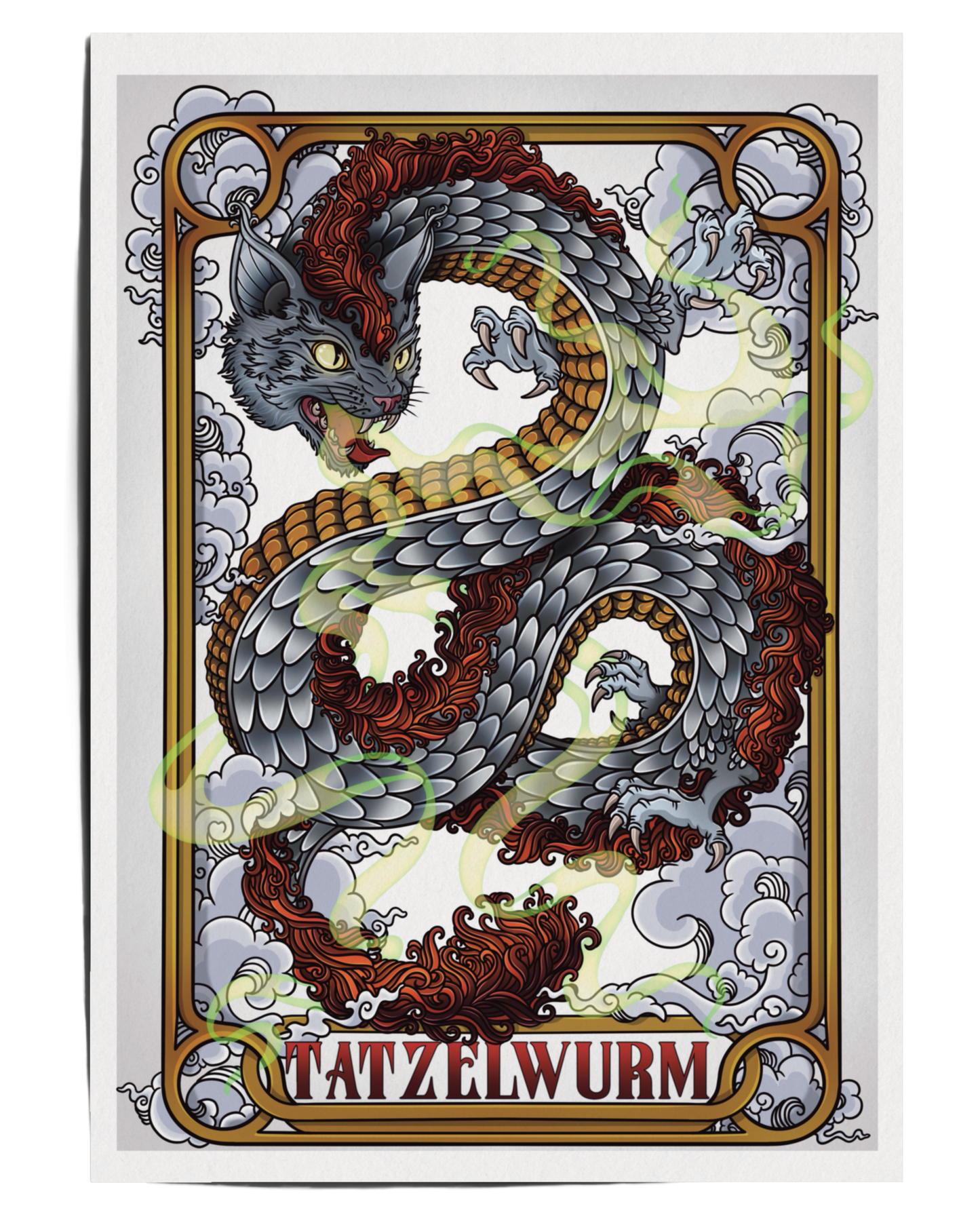 Tatzelwurm – Cat Dragon Cryptid