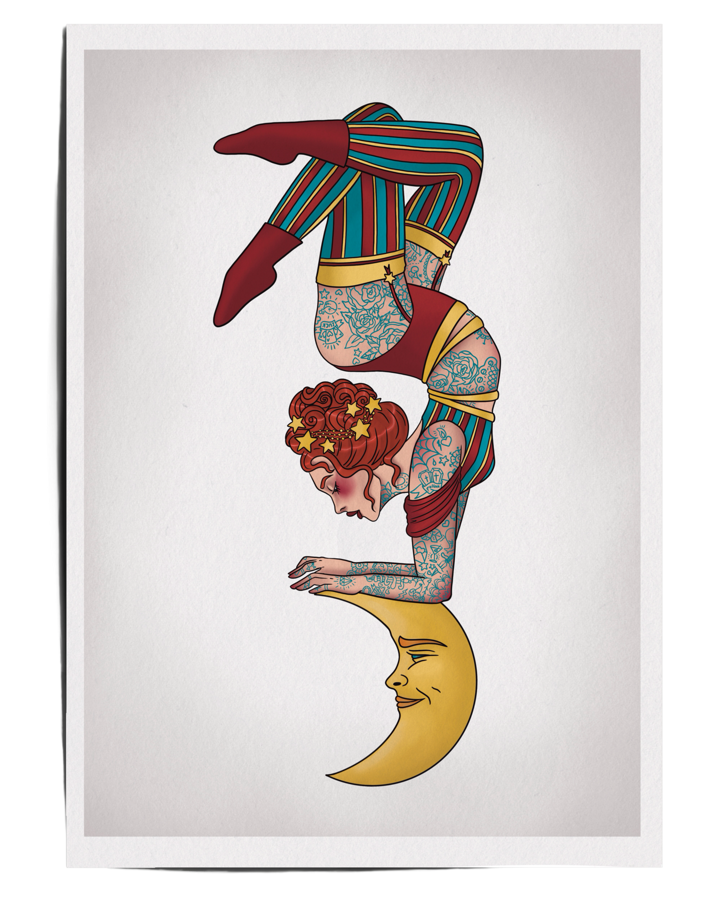 Contorted Moon – Crescent Moon Acrobat