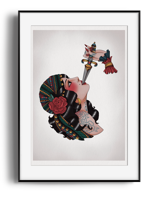 Lady Dagger – Sword Swallower