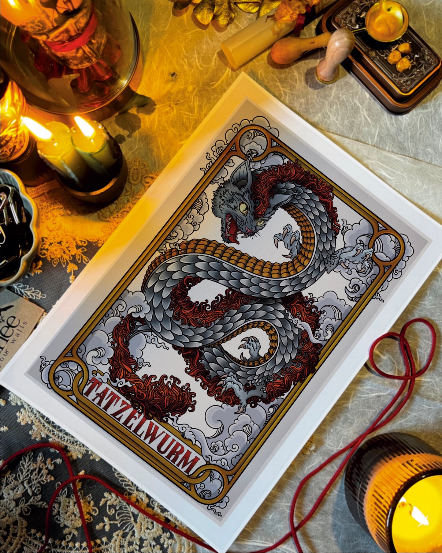 Tatzelwurm – Cat Dragon Cryptid