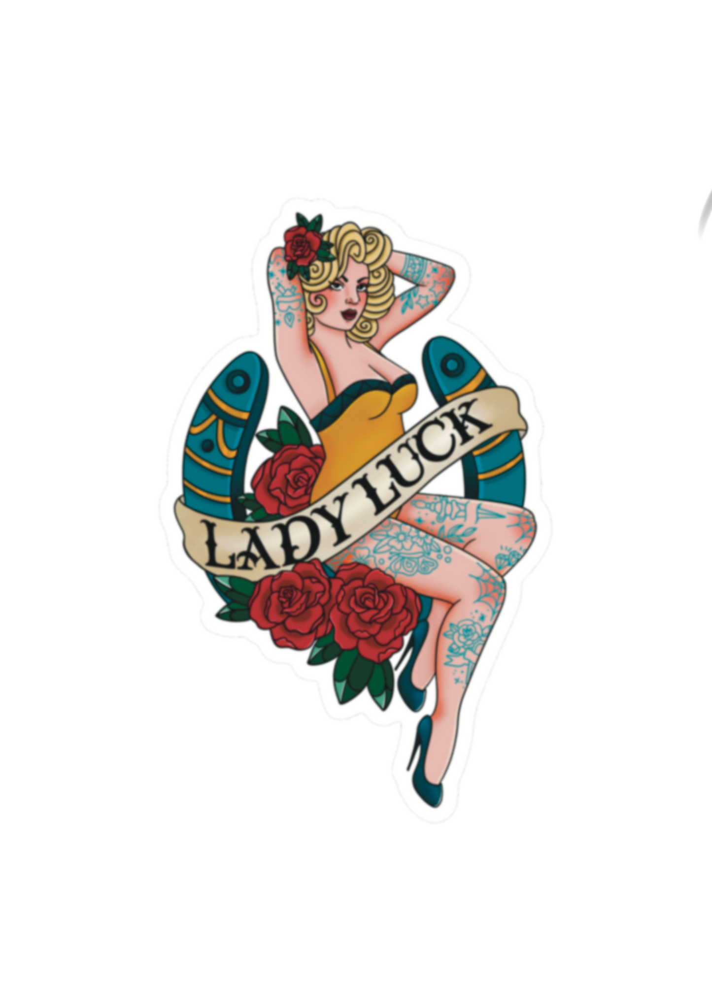 Lady Luck sticker