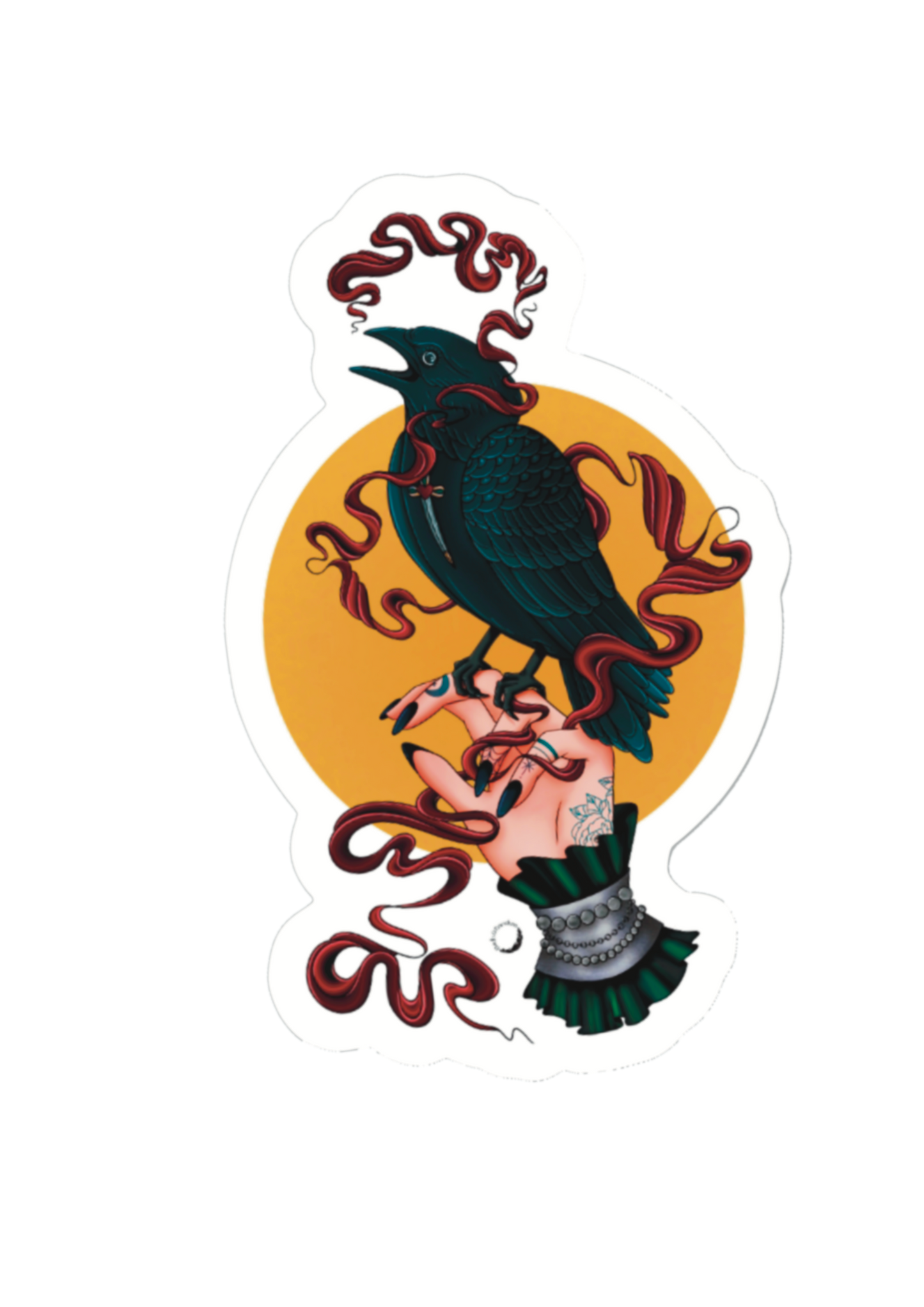 Raven Sticker