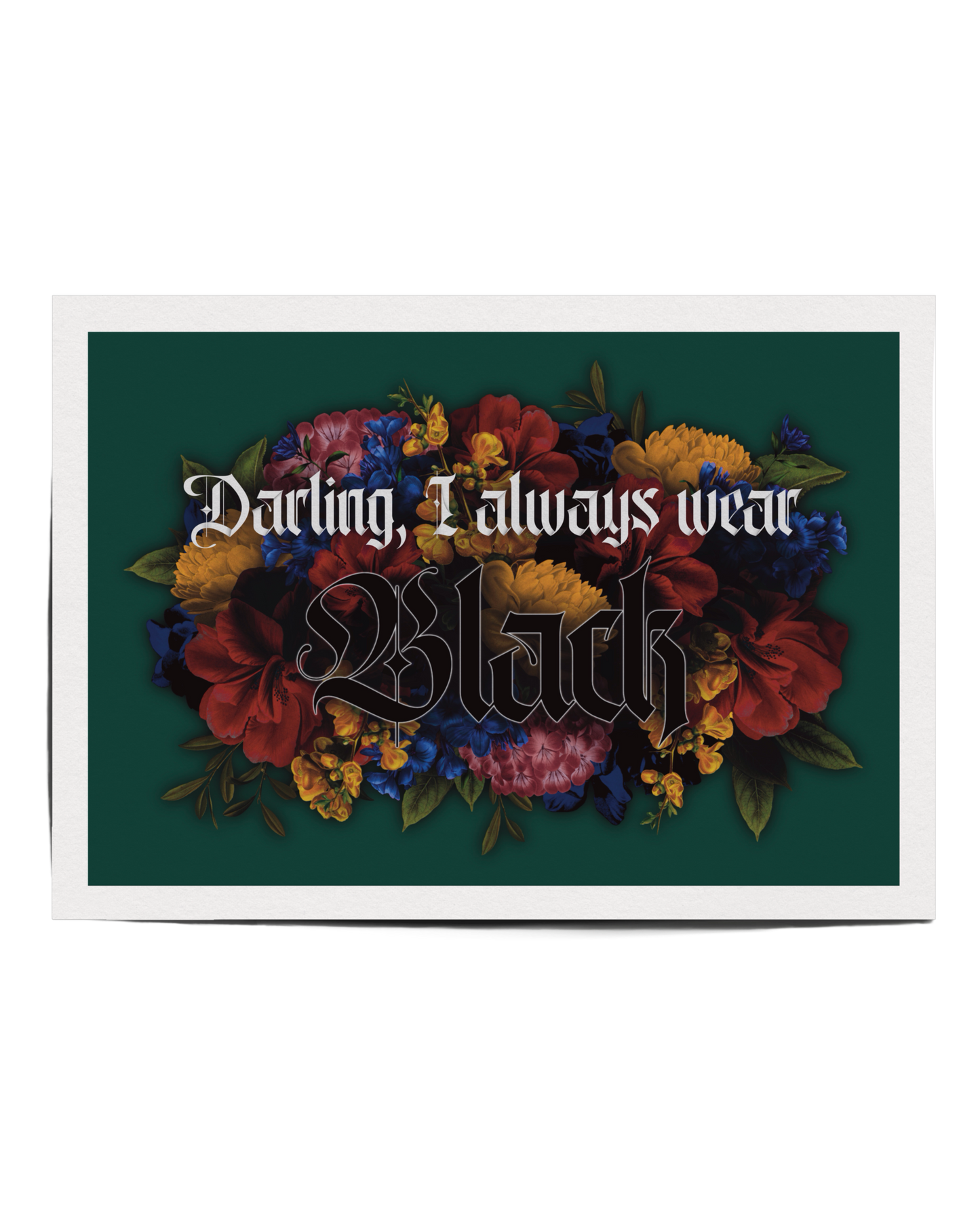 Darling, always in black - A Vow
