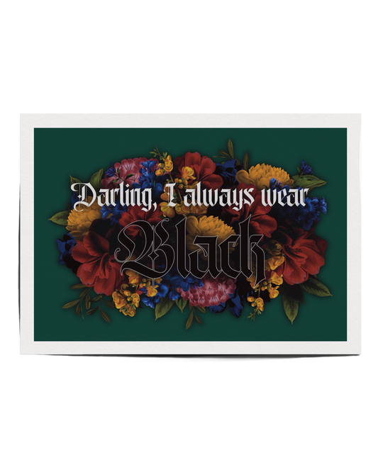 Darling, always in black - A Vow
