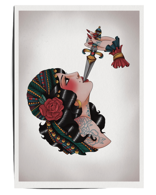 Lady Dagger – Sword Swallower