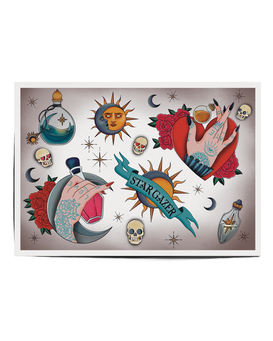 Stargazer – Celestial Alchemy Flash Sheet