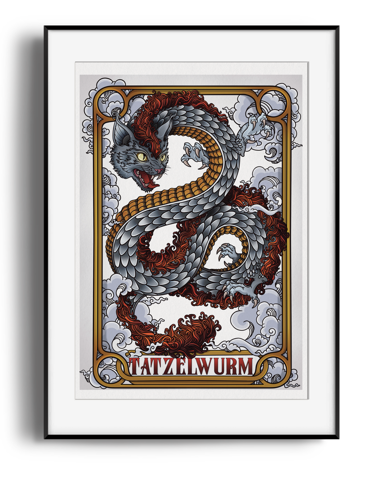 Tatzelwurm – Cat Dragon Cryptid